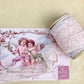 Delicate Vintage cotton lace. Pale Pink.