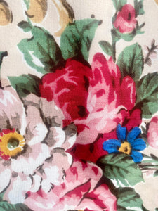 Poetry of Flowers Fabric Collection. Vintage English Rose Garden