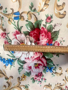 Poetry of Flowers Fabric Collection. Vintage English Rose Garden