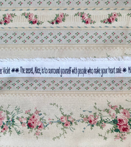 French Rose Stripe fabric.