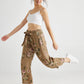 Eva Linen pants . Olive Branch Floral