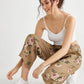 Eva Linen pants . Olive Branch Floral