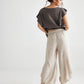 Lulu linen pants. Sandstone