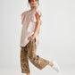 Eva Linen pants . Olive Branch Floral
