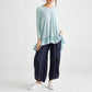 Ruby Ruffle Top.  French Blue