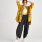 Teddie Linen Shirt. Sunflower Floral
