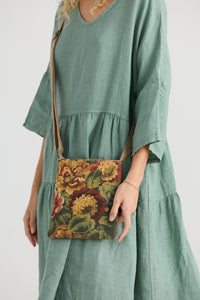 Stella Linen dress. Sea Foam.