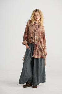Annabelle shirt dress. Antique Rose
