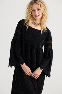 Sweetpea lace dress. Ebony