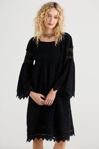 Sweetpea lace dress. Ebony