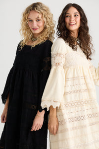 Sweetpea lace dress. Ebony