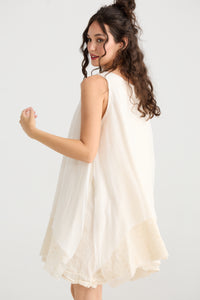 Arabesque Dress. Cream