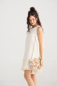 Arabesque Dress. Cream