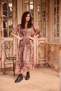 Arcadia Maxi dress. Antique Rose