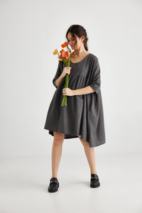 Provence cotton smock dress.