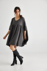 Provence cotton smock dress.