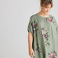 Rosabella linen dress. Olive Posy