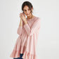 Ruby Ruffle Top.. Tearose