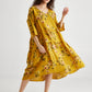 Stella Linen Dress.  Sunflower Floral