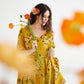 Stella Linen Dress.  Sunflower Floral