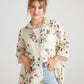 Teddie Linen Shirt. Vanilla Rose