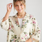 Teddie Linen Shirt. Vanilla Rose