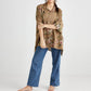 Teddie linen shirt. Olive Branch Floral