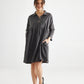 Trelise dress. Charcoal