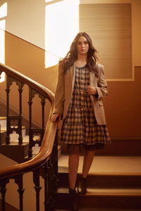 Mackenzie Shirt-Dress . Paynes Grey