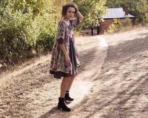 Rosie Floral Rose dress