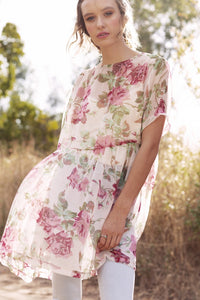 Rosie Floral Rose dress