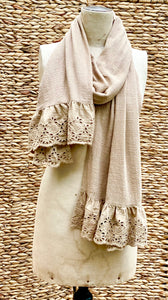Wren Scarf.  Sandcastle