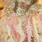 Vintage Velvet Butterflies. pack of 3 . Pink