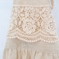 Rose lace. white.