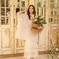 Evangeline lace slip/dress. Stone