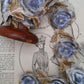 velvet rose trim. iron on rose trim.
