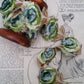 velvet rose trim. iron on rose trim.