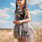 Clara ballerina dress. Vintage Blue