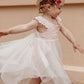 Aurora Fairy dress . Ivory.