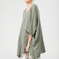 Camilla cotton Top . Olive green