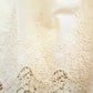 Charlotte Vintage lace shirt dress. Antique cream