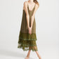 Evangeline slip dress. Moss
