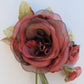 Peony, Velvet Peony, Millinery Flower. burgundy peony.
