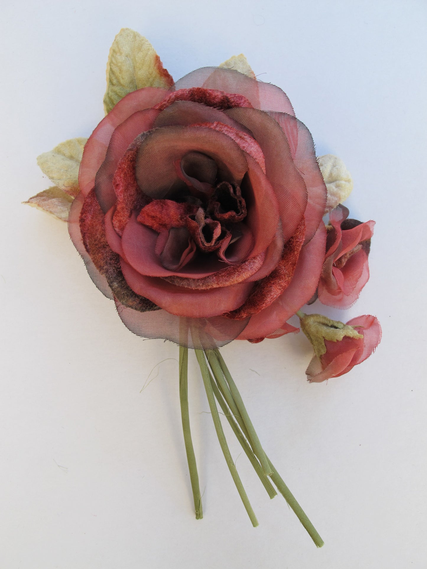 Peony, Velvet Peony, Millinery Flower. burgundy peony.