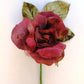 VELVET ORGANZA ROSE BURGUNDY