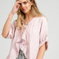 Fifi Linen Jacket.  Tearose