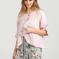 Fifi Linen Jacket.  Tearose