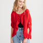Fifi Linen jacket. Chilli