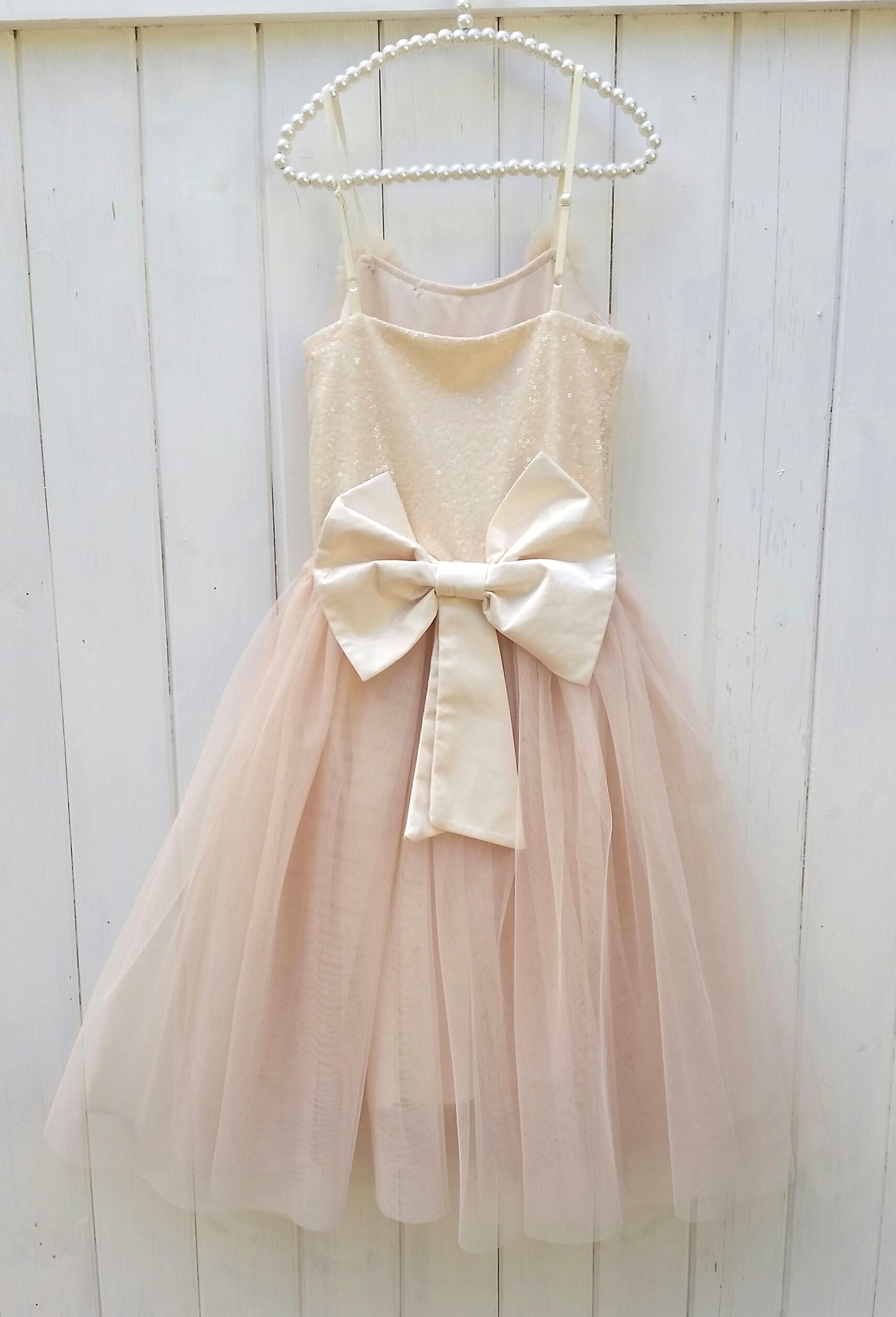 Giselle tutu dress. peach.