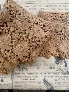 Vintage lace. Burnt Sugar